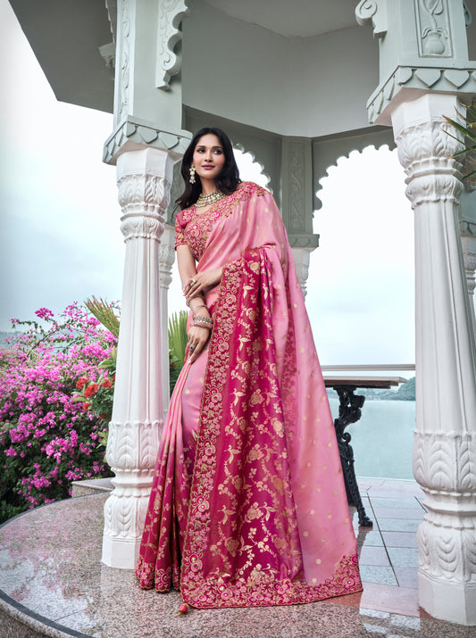 Rani Shahed Pure Tissue Silk Saree